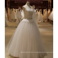 Top Sale Cheap White Princess Floor Length Wedding Dress